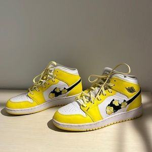 Jordan Youth Air Mid Gs Dynamic Yellow